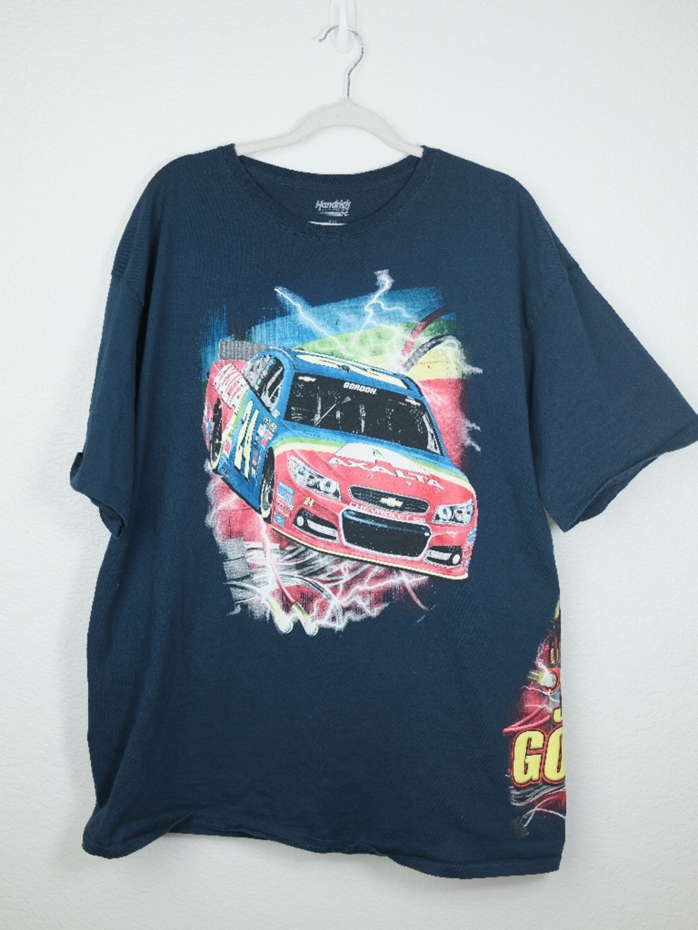 Jeff Gordon 24 Hendrick Motorsports Axalta NASCAR Graphic T Shirt Size 2XL